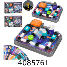 Конструктор електронний на бат. 45-46дет. 2 види в коробці 45*29*5см (12) 77-54K-55K