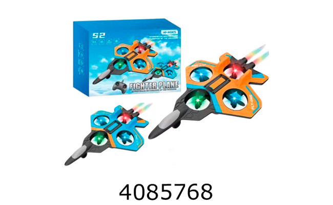 Літак радіо акум. в коробці муз. світло 2 види 25см (12) S2