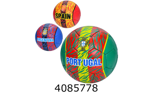 Мяч футб. прес-кожа №5 PU 400-420гр 3 кольори (30) 2500-292