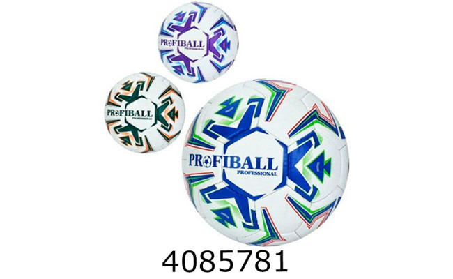 Мяч футб. прес-кожа №5 PU 410-430гр 3 кольори (30) 2500-304
