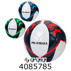 Мяч футб. прес-кожа №5 PU 400-420гр 3 кольори (30) EV-3377F