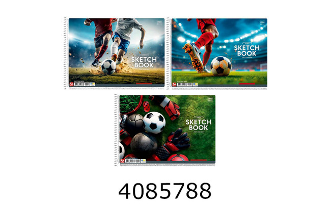 Альбом для малюв. на спір. 30 арк. 120г/м2 УФ-лак Школярик (9/63) PB-SC-030-8055