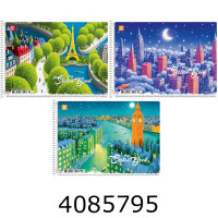 Альбом для малюв. на спір. 20 арк. 100г/м2 Школярик УФ-лак Star (9/108) PB-SC-020-8559