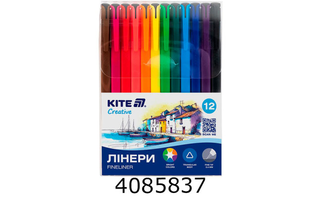 Лінер KITE набір 12 шт. 12кол. 04мм (12) K-1164