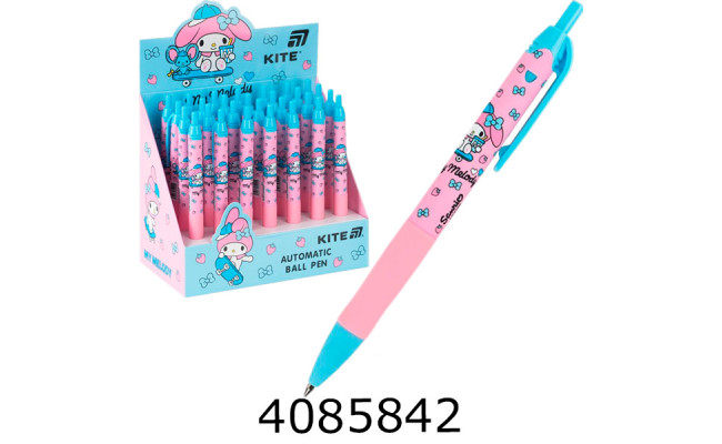 Ручка кульк. авт. KITE HK-2 синя 05мм (28) HK26-039-2