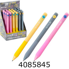 Ручка кульк. авт. KITE Smile синя 05мм (24) K26-034