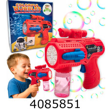 Мильні бульбашки пістолет на батар. 60мл червоний Big Kids (96) BIGBG049