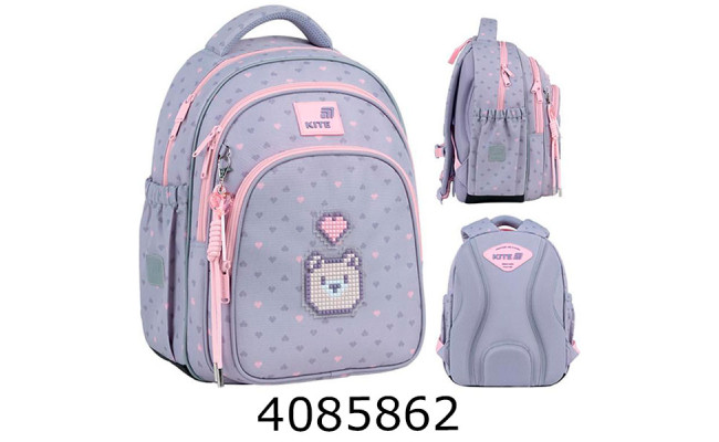 Рюкзак Kite Education Pixel Love каркасний K26-763S-1