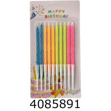 Набір свічки в торт 10 шт 