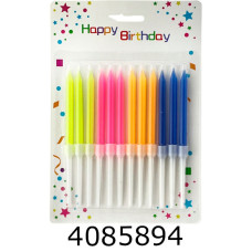 Набір свічки в торт 12 шт 