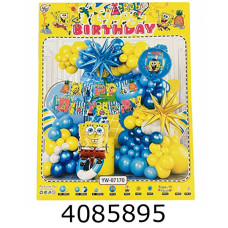 Повітряні кульки фотозона SpongeBob 57шт 10-59