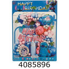Повітряні кульки фотозона Stitch 57шт 10-60