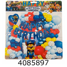 Повітряні кульки фотозона Paw Patrol 56шт 10-62