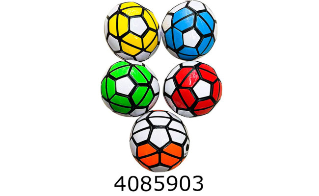 Мяч футб. прес-кожа №2 PVC 100гр 5 видів (80) BT-FB-0326