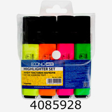 Маркер текст. набір 4шт. Neom Economix (12) E11015