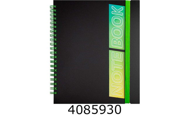 Блокнот на спір. збоку В5 60 арк. Optima кл. пласт.обкл. на гумці O25948-03