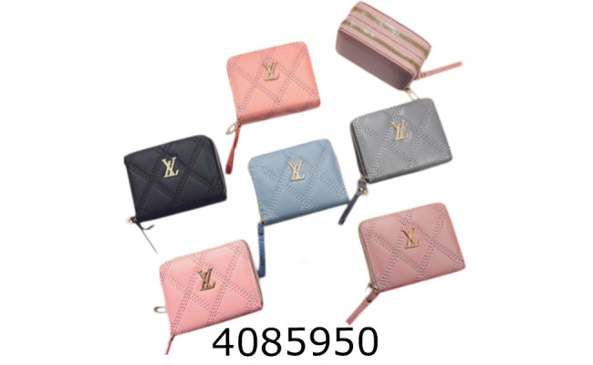 Гаманець жіночий 11*9см 6 видів 601-3