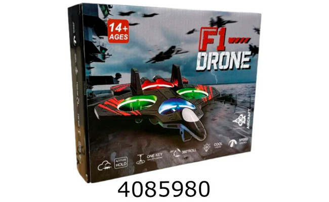 Літак радіо акум. в коробці муз. світло 2 види 25см F1