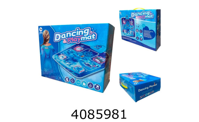 Килимок танцювальний Dancing Playmat голубий 2221-4