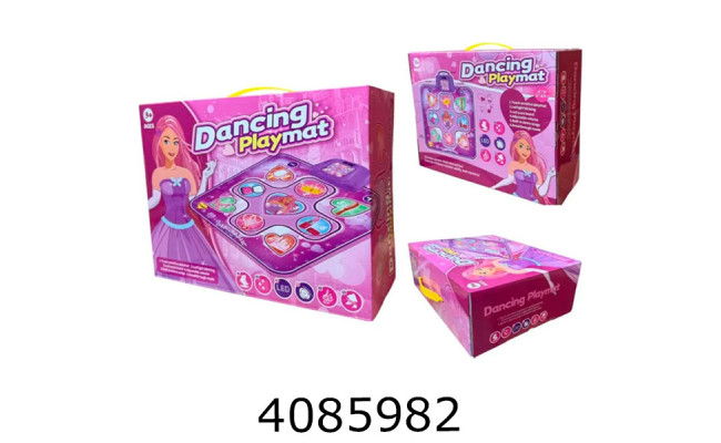 Килимок танцювальний Dancing Playmat рожевий 2221