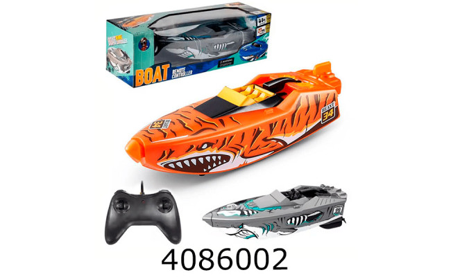 Катер на батар. в коробці 2 види 26*9*12см (24) 0036-9
