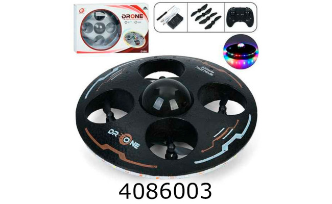 Квадрокоптер радіо акум. світ. USB зар. ручне керування 2 кольори в коробці 29*19*7см (8) D16H