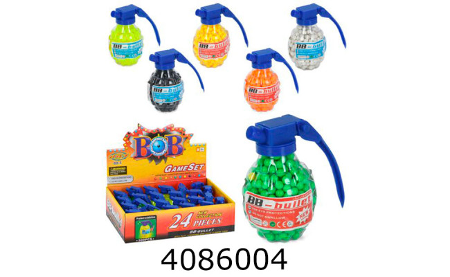 Пульки в баночці 500шт 6 кол (24/16) BB-5