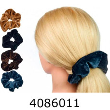 Резинка для волосся об'ємна тканина велика кольор. ціна за 12 шт 1-217292