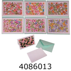 Листівка вітальна +конверт за 6 шт 18*125см 5-85811