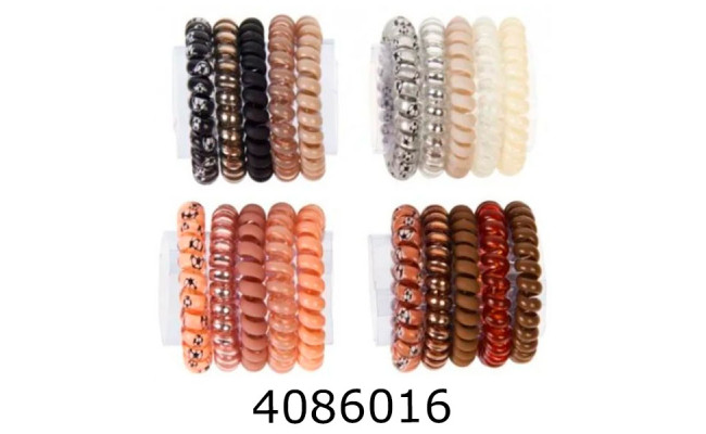 Резинка для волосся Пружинка 5 шт кольор. ціна за 5 шт 1-217391