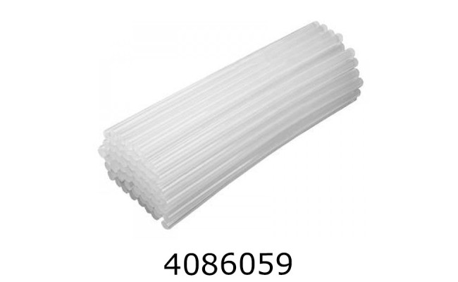 Клей силік. 7мм 30см прозорий ціна за 1кг (25)