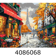 Картина по номерам 40*50см архітектура 