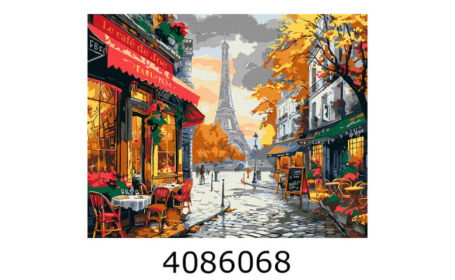 Картина по номерам 40*50см архітектура 