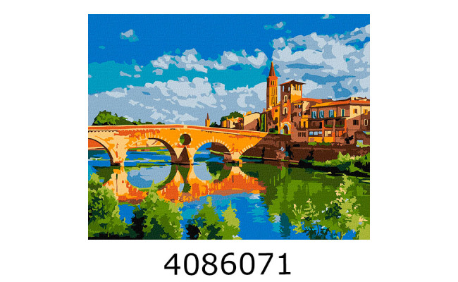 Картина по номерам 40*50см Міський пейзаж 