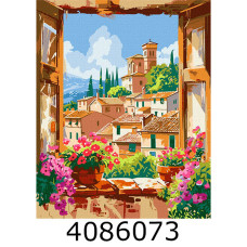 Картина по номерам 40*50см пейзаж 