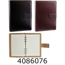 Блокнот А4 кл. 80 арк. на магніті шкірзам кільця 169-16/10-509