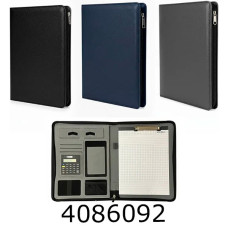 Папка А4 шкірзам на блискавці A4-802