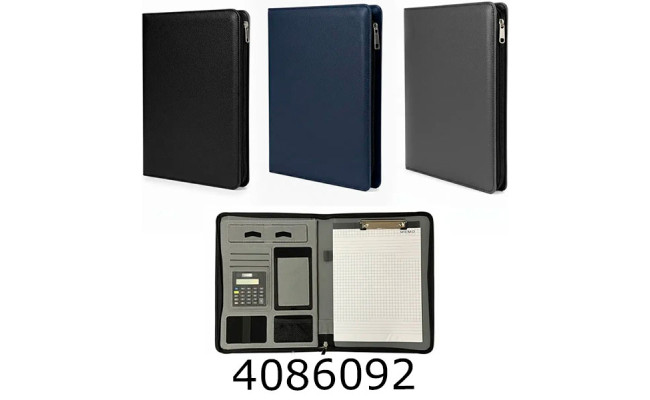 Папка А4 шкірзам на блискавці A4-802