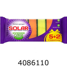Губка д/посуду 7шт SOLARr Standart 30209