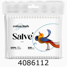 Ватні палички  Salve 100шт в пакеті 98832