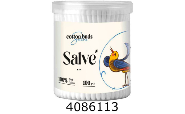 Ватні палички  Salve 100шт в коробці