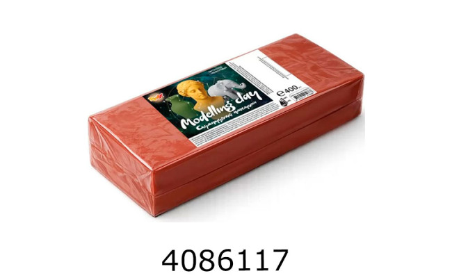Пластилін Гамма Rudix скульптурний теракотовий 400г. (6) 8940072