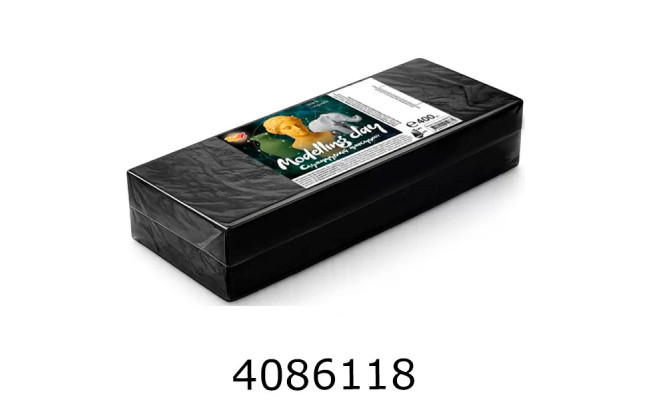 Пластилін Гамма Rudix скульптурний чорний 400г. (6) 8940015