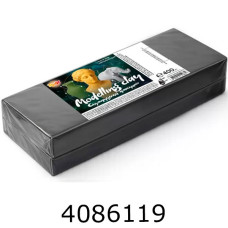 Пластилін Гамма Rudix скульптурний нейтральний сірий 400г. (6) 8940023