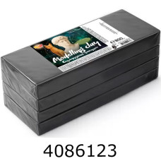 Пластилін Гамма Rudix скульптурний нейтральний сірий 800г. (3) 8980023