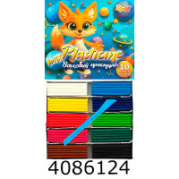 Пластилін RUDIX 10*20г стек (24) 831001