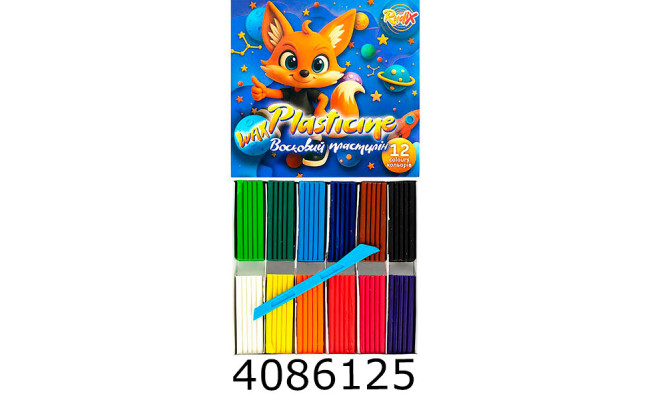 Пластилін RUDIX 12*20г стек (24) 831202