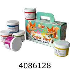 Фарби для мал. пальчиками RUDIX 6кол. 60мл (5) 840603