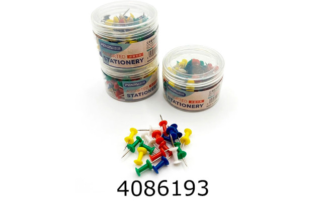 Кнопки бочка 100шт. пласт уп. (24) YZW6001