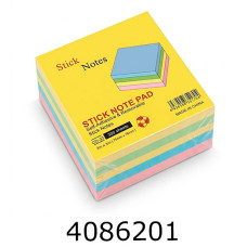 Стікери 76*76мм 300 арк. пастель 4 кол. CD-33 Стікери 76*76мм 300 арк. пастель 4 кол. CD-33